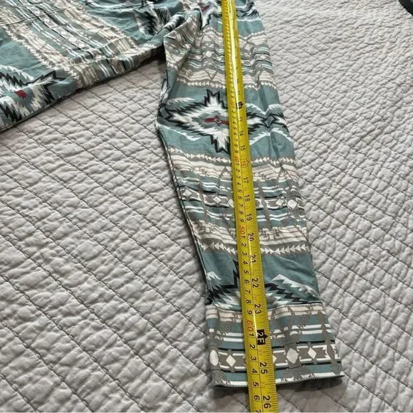 Rock & Roll Denim Aztec Print Snap Shirt Women’s Size XXL - Picture 10 of 10